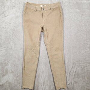 d. jeans New York Corduroy Stretchy Slim Pants Tan Women's Size 10